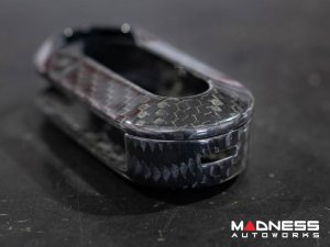 FIAT 500 Key Fob Cover - Carbon Fiber - Italian Flag